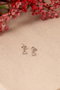 Heliophilia Silver Pendientes de Plata Esterlina 925 con Refuerzo de Rodio